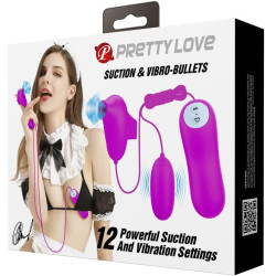 PRETTY LOVE - VIBRIERENDES BULLET UND SAUGNAPF – Produktansicht 6