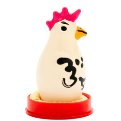 CONDOMERIE - HANDBEMALTE NEUHEITSKONDOME COCKY ROOSTER – Produktansicht 2