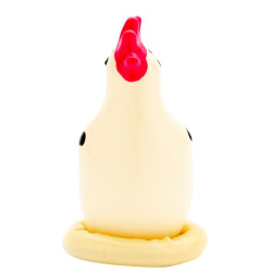 CONDOMERIE - HANDBEMALTE NEUHEITSKONDOME COCKY ROOSTER – Produktansicht 4