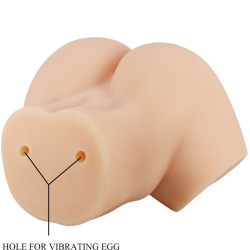 CRAZY BULL - REALISTISCHER VAGINA- UND ANUS-VIBRATOR HAILEY – Produktansicht 7