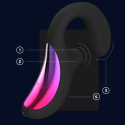LELO - ENIGMA CRUISE DOPPELSTIMULATIONSSCHALLMASSAGER SCHWARZ – Produktansicht 3