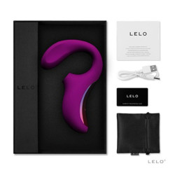 LELO - ENIGMA CRUISE DOUBLE STIMULATION SONIC MASSAGER DEEP ROSE – Produktansicht 4