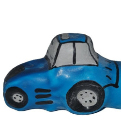 CONDOMERIE - HANDBEMALTE NEUHEITSKONDOME TRAKTOR BLAU XL