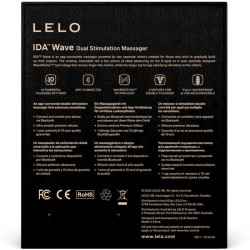 LELO - IDA WAVE COUPLES MASSAGER SCHWARZ – Produktansicht 5