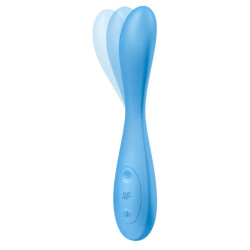 SATISFYER - G-SPOT FLEX 4+ MULTI VIBRATOR APP BLAU – Produktansicht 2
