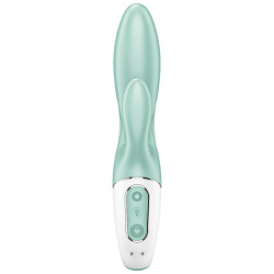 SATISFYER - AIR PUMP BUNNY 5+ AUFBLASBARE KANINCHENVIBRATOR-APP GRÜN – Produktansicht 2