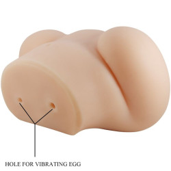 CRAZY BULL - REALISTISCHER VAGINA- UND ANUS-LUNA-VIBRATOR – Produktansicht 7