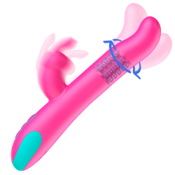 HAPPY LOKY - PLUTO RABBIT-VIBRATOR & ROTATOR + WATCHME-FERNBEDIENUNG – Produktansicht 2