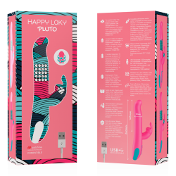 HAPPY LOKY - PLUTO RABBIT-VIBRATOR & ROTATOR + WATCHME-FERNBEDIENUNG – Produktansicht 6