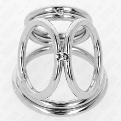 KINK - DREIFACH CHROM METALL PENISRING 3,8 CM BIS 5 CM MODELL 1 – Produktansicht 5