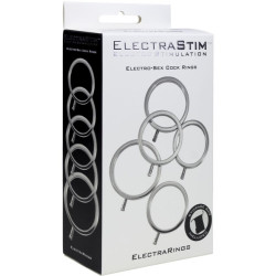 ELECTRASTIM - ELECTRARINGS METALL-PENISRINGE 5ER-PACK – Produktansicht 3