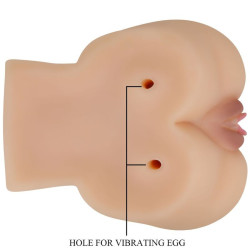 CRAZY BULL - REALISTISCHER VAGINA- UND ANUS-KYLIE-VIBRATOR – Produktansicht 7