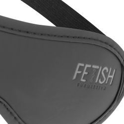 FETISH SUBMISSIVE - VEGANE LEDERMASKE II MIT NOPRENE-FUTTER – Produktansicht 3