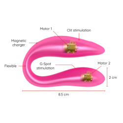 ONINDER - LISBOA G-SPOT- UND KLITORALSTIMULATOR – Produktansicht 3