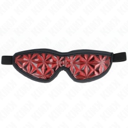 KINK - ROTES STIRNBAND MIT RAUTENMUSTER 20,5 x 6 CM – Produktansicht 2