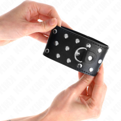 KINK - PUNK HANDGELENKFESSELN VERSTELLBAR 19-24 CM X 5,5 CM – Produktansicht 4