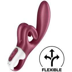 SATISFYER - TOUCH ME RABBIT VIBRATION ROT – Produktansicht 2