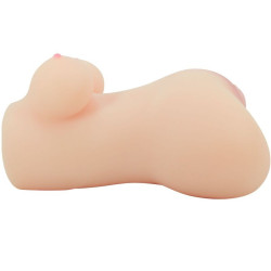 CRAZY BULL - REALISTISCHER VAGINA- UND ANUS-VIBRATOR HANNAH – Produktansicht 4