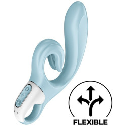 SATISFYER - LOVE ME RABBIT VIBRATION BLAU – Produktansicht 2