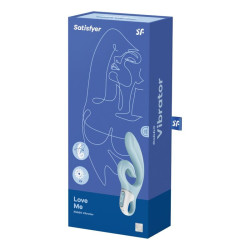 SATISFYER - LOVE ME RABBIT VIBRATION BLAU – Produktansicht 5