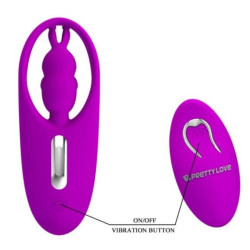 PRETTY LOVE - WILD RABBIT STIMULATOR FÜR HÖSCHEN MIT FERNBEDIENUNG FLIEDER – Produktansicht 3