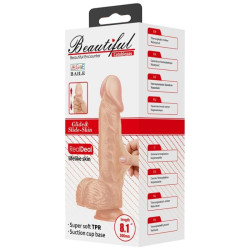 BAILE - SCHÖNE BEGEGNUNG CATOBLEPAS FLEXIBLER REALISTISCHER DILDO 20.6 CM NATÜRLICH – Produktansicht 7