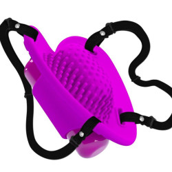 PRETTY LOVE - HEARTBEAT CLITORIS MASSAGER 10 VIBRATIONSMODI LILA – Produktansicht 3
