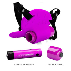 PRETTY LOVE - HEARTBEAT CLITORIS MASSAGER 10 VIBRATIONSMODI LILA – Produktansicht 6