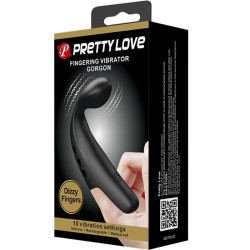 PRETTY LOVE - SCHWARZER GORGON-VIBRATOR-FUTSCH – Produktansicht 5