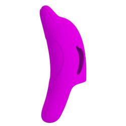 PRETTY LOVE - DELPHINI LEISTUNGSSTARKER LILA FINGERSTIMULATOR – Produktansicht 3