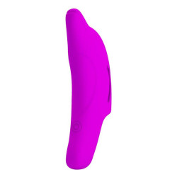 PRETTY LOVE - DELPHINI LEISTUNGSSTARKER LILA FINGERSTIMULATOR – Produktansicht 4