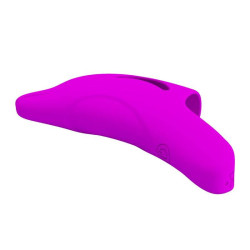 PRETTY LOVE - DELPHINI LEISTUNGSSTARKER LILA FINGERSTIMULATOR – Produktansicht 5
