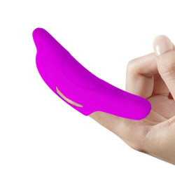 PRETTY LOVE - DELPHINI LEISTUNGSSTARKER LILA FINGERSTIMULATOR – Produktansicht 10