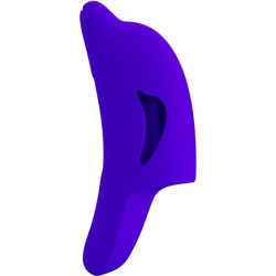 PRETTY LOVE - DELPHINI LEISTUNGSSTARKER DUNKELBLAUER FINGERSTIMULATOR – Produktansicht 2