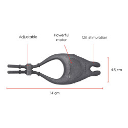 ONINDER - PAMPA WIEDERAUFLADBARER EINSTELLBARER VIBRATORRING MIT KLITORISSTIMULATOR 10 GESCHWINDIGKEITEN… – Produktansicht 4