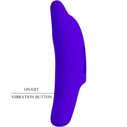 PRETTY LOVE - DELPHINI LEISTUNGSSTARKER DUNKELBLAUER FINGERSTIMULATOR – Produktansicht 7