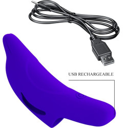 PRETTY LOVE - DELPHINI LEISTUNGSSTARKER DUNKELBLAUER FINGERSTIMULATOR – Produktansicht 8