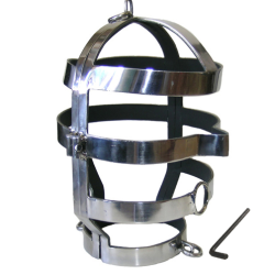 METAL HARD - MASKE MIT STAHLHALSKETTE – Produktansicht 2