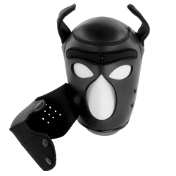 DARKNESS - NEOPREN-HUNDEMASKE MIT ABNEHMBARER MAULE M – Produktansicht 3