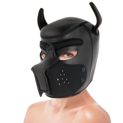 DARKNESS - NEOPREN-HUNDEMASKE MIT ABNEHMBARER MAULE M – Produktansicht 5