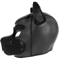 DARKNESS - NEOPREN-HUNDEMASKE MIT ABNEHMBARER MAULE L – Produktansicht 2