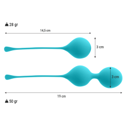 INTENSE - KEGEL BALLS PACK KENDALL BLAU – Produktansicht 3