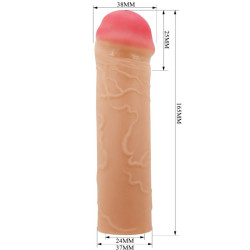 PRETTY LOVE - NILE PENIS EXTENDER COVER FLEISCH – Produktansicht 4