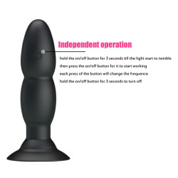 PRETTY LOVE - PLUG VIBRATOR UND ROTATION DURCH FERNBEDIENUNG – Produktansicht 7