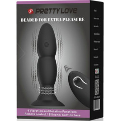 PRETTY LOVE - PLUG VIBRATOR UND ROTATION DURCH FERNBEDIENUNG – Produktansicht 8