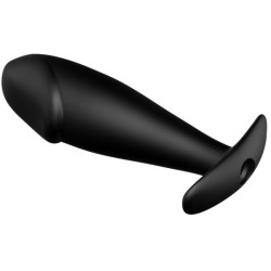 PRETTY LOVE - SILIKON ANAL PLUG PENIS FORM UND 12 VIBRATIONSMODI SCHWARZ – Produktansicht 3