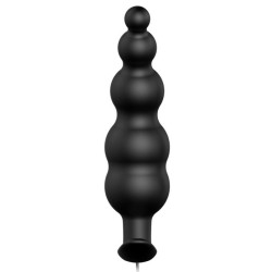 PRETTY LOVE - ANALPLUG AUS SILIKON EXTRA STIMULATION UND 12 VIBRATIONSMODI SCHWARZ – Produktansicht 2
