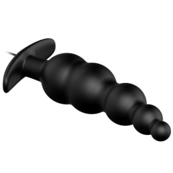 PRETTY LOVE - ANALPLUG AUS SILIKON EXTRA STIMULATION UND 12 VIBRATIONSMODI SCHWARZ – Produktansicht 4
