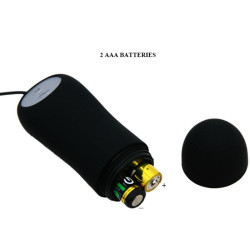 PRETTY LOVE - ANAL PLUG ANKERFORM SILIKON 12 VIBRATIONSMODI SCHWARZ – Produktansicht 8