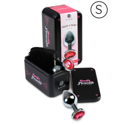 SECRETPLAY - ANALPLUG AUS ALUMINIUM, FUCHSIA, 7 CM – Produktansicht 2